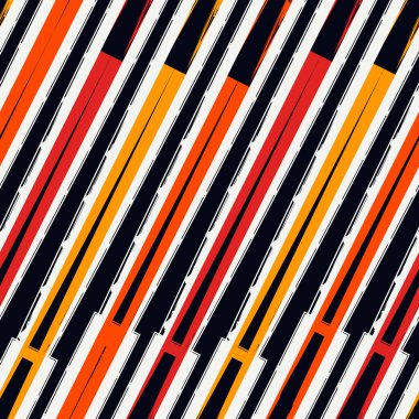 Geometrik dikişsiz desen. Bauhaus tarzı arka plan. Modern şebeke baskısı Düz çizgi, çapraz çizgi motif süsü. Moda çağdaş jeo duvar kağıdı. Soyut vektör tasarımı