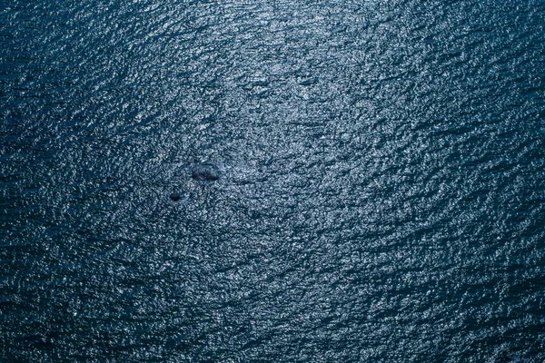 Глубокое Синее Море Волна Закате — стоковое фото