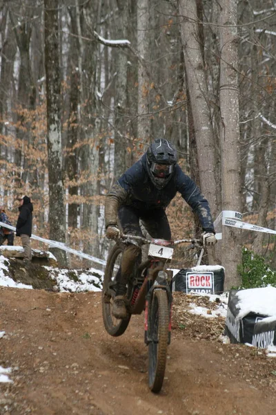 Tennessee National Mountain Bike Festival 2022 Windrock Bike Park Oliver — Zdjęcie stockowe