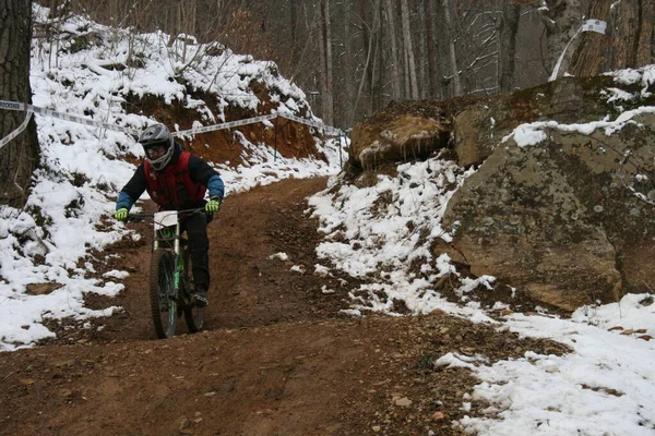 Windrock Park Oliver Springs Tennessee Usa Tennessee Nationals Een Mountainbike — Stockfoto