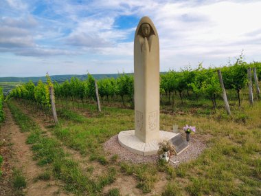 Aneka Pemyslovna heykeli. Moravya bölgesi. Plava