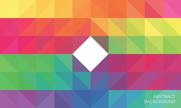 Abstrait Fond Triangle Géométrique Coloré Avec Style Pixel Art — Image vectorielle