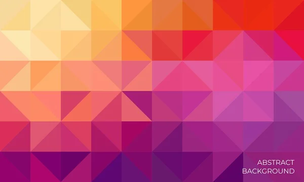Fondo Triángulo Geométrico Colorido Abstracto Con Estilo Arte Píxeles — Vector de stock