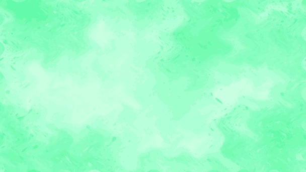Verde Ondulado Abstracto Acuarela Fondo Vector — Vídeo de stock
