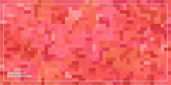 Vermelho Abstrato Geométrico Pixel Quadrado Azulejos Mosaico Fundo —  Vetores de Stock