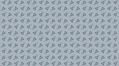 4K çözünürlüğünde gri arkaplan ile üçgen hareket grafiği.