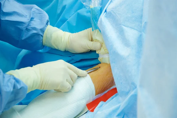 Medical Manipulations Patient Hand — Stock Photo, Image