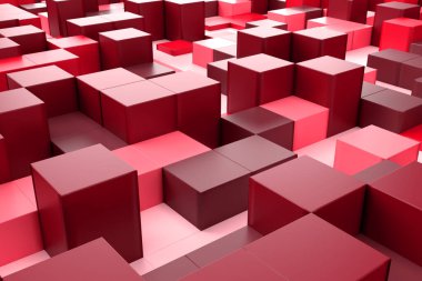 3B duvar kağıdı küpü 