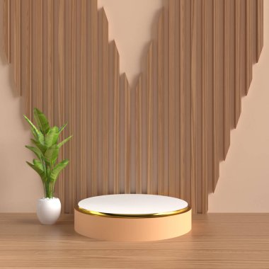 Ürün satışı için 3D podyum, model ürün