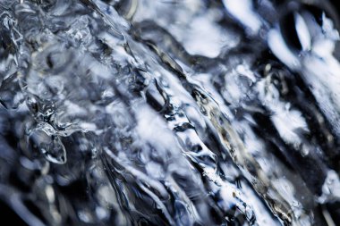 Kapalı makro görünümlü soğuk buz