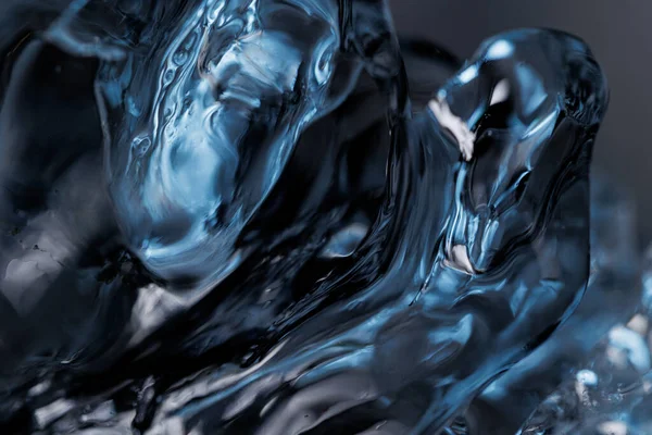 Крупный План Льда Абстрактный Макроводный Фон — стоковое фото