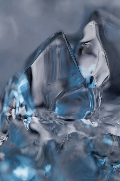 Ice Closeup Abstract Macro Water Backdrop — Stock Photo, Image