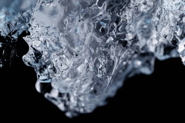 Ice Closeup Abstract Macro Water Backdrop — Stock Photo, Image