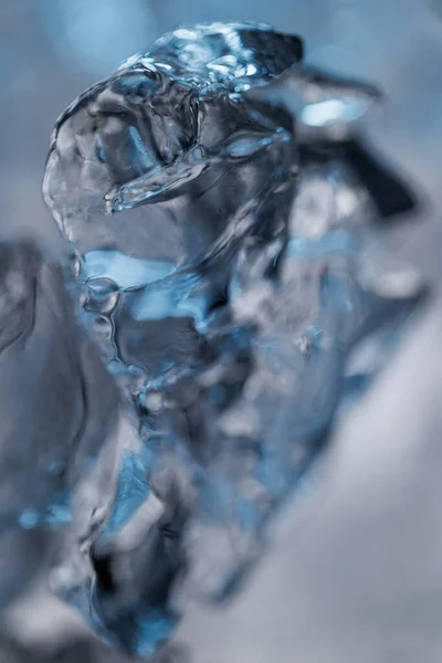 Cold Ice Closeup Macro View — Stock Photo, Image