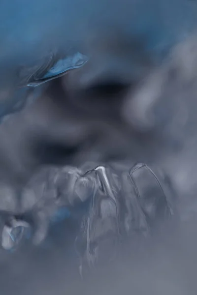 Ice Closeup Abstract Macro Water Backdrop — Stock Photo, Image