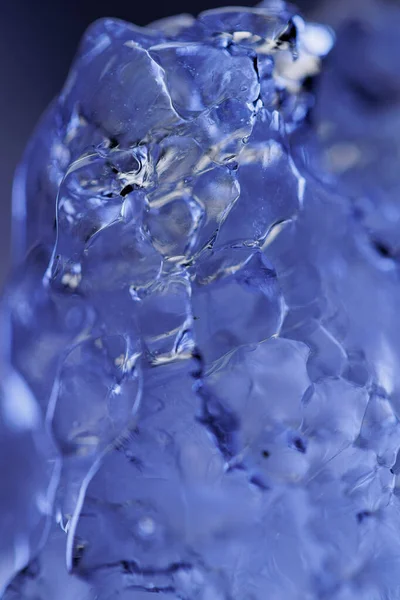 青い氷の寒さの背景 — ストック写真
