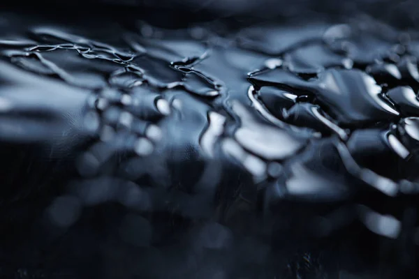 Blue Ice Closeup Futuristic Water Texture — Stock Photo, Image