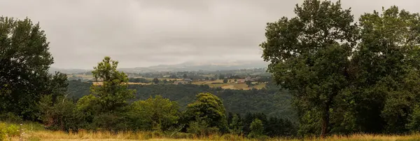 Panoramatická Krajina Aveyron Francie — Stock fotografie