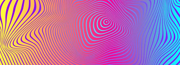 Distortion Lines Background Distort Stripes Abstract Modern Pattern Art Illusion — Stockvektor