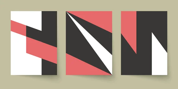 Affiche rétro 2d aux formes géométriques — Image vectorielle