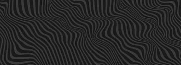 Verzerrungslinien Hintergrund Verzerrte Streifen Abstrakte Moderne Muster Art Illusion Wellen — Stockvektor