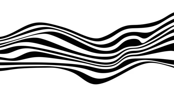 丝带背景 波威式时尚的形状 横向条纹矢量设计摘要 — 图库矢量图片