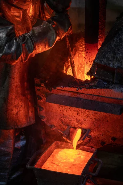 Wydobycie złota fabryka ciepła piec czysty przemysł — Zdjęcie stockowe