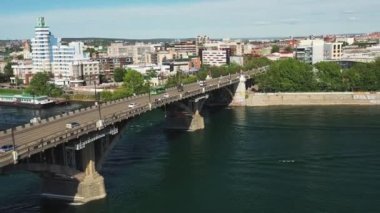 Irkutsk Rusya Angara Köprüsü Sibirya nehir manzarası