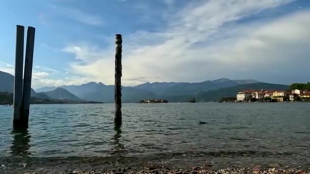 Isola Bella Lake Maggiore — Stockvideo