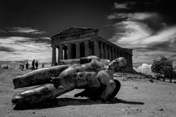 Valle Dei Templi Agrigento — Fotografia de Stock