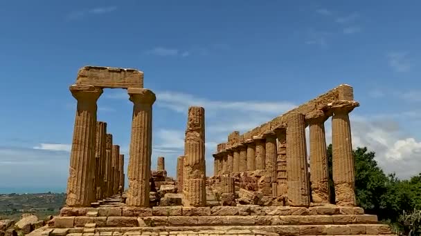 Reruntuhan Forum Romawi Kuno — Stok Video