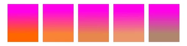 Poster, afişler, el ilanları, web, masaüstü, mobil duvar kağıtları için dereceli arka plan. Mor ve turuncu arkaplan koleksiyonu. Pürüzsüz ve bulanık renk gradyanı.