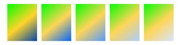 Poster, afişler, el ilanları, web, masaüstü, mobil duvar kağıtları için dereceli arka plan. Yeşil, altın ve mavi arkaplan koleksiyonu. Pürüzsüz ve bulanık renk gradyanı.