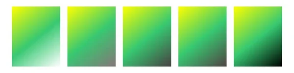 Poster, afişler, el ilanları, web, masaüstü, mobil duvar kağıtları için dereceli arka plan. Sarı, koyu yeşil ve beyaz arkaplan koleksiyonu. Pürüzsüz ve bulanık renk gradyanı. 