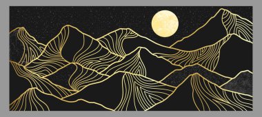 Soyut dağ resmi, soyut arkaplan, Premium Vektör