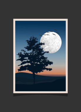 Soyut dağ resmi, soyut arkaplan, Premium Vektör