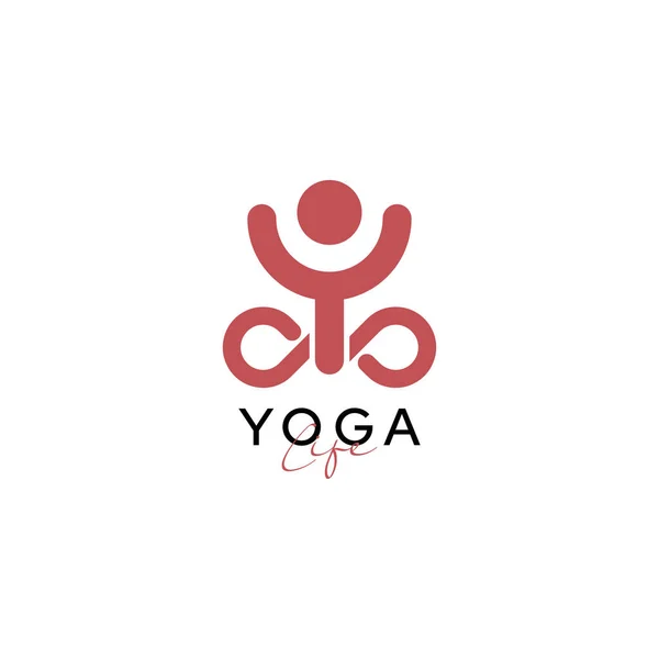Modern Basit Yoga Yaşam Logosu