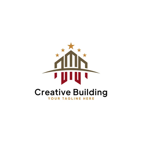 Lüks Yaratıcı İnşaat Logo Vektörü