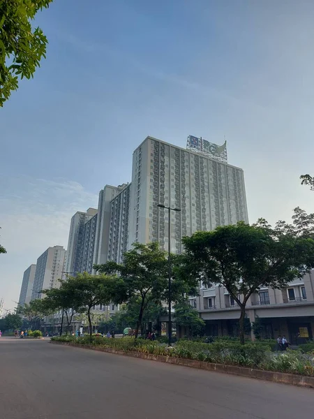 Depok Indonesia1 February 2022 Atmosphere Podomoro Golf View Apartment Building — Stock Photo, Image