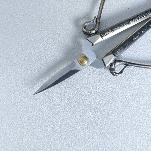 Klasické Nůžky Šití Izolované Pozadí Bílé — Stock fotografie
