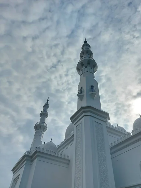 Bogor Indonésia Março 2022 Início Mesquita Masjid Thohir Nome Magnífica — Fotografia de Stock