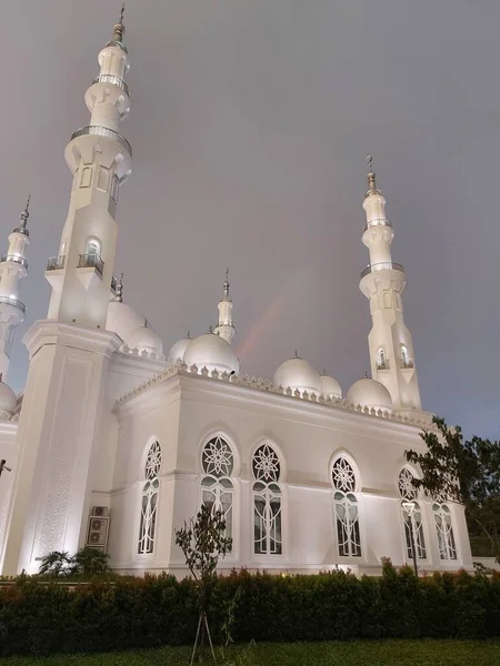 Bogor Indonésia Abril 2022 Mesquita Masjid Thohir Localizado Vista Podomoro — Fotografia de Stock