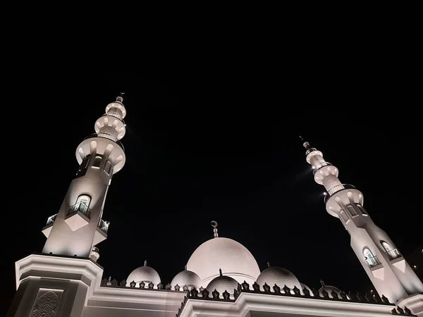Bogor Indonésia Abril 2020 Masjid Thohir Uma Magnífica Mesquita Branca — Fotografia de Stock