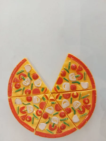 Children Toy Pizza Slices Simulation Educational Toy — Photo
