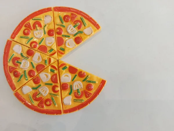 Children Toy Pizza Slices Simulation Educational Toy — Photo