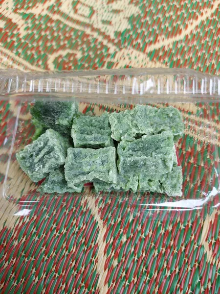 Manisan Rumput Laut或Candied Seaweed 它是来自印度尼西亚伦博克的传统食物 — 图库照片