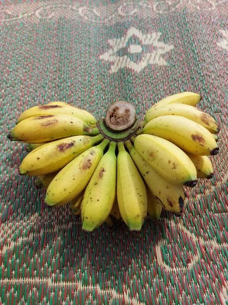 Banane Muli Mûre Jaune Fruits Tropicaux — Photo