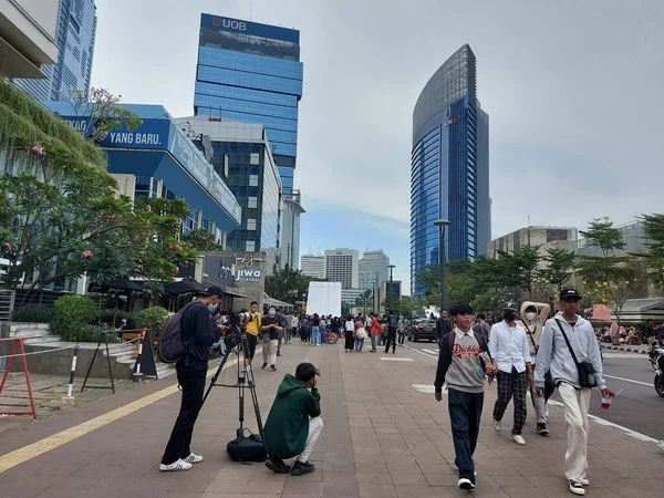 Jakarta Indonesia July 2022 Street Atmosphere Scbd Sudirman Central Business — 图库照片