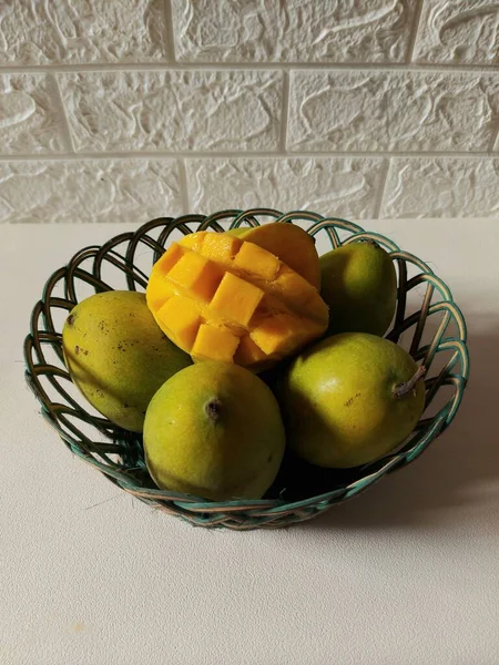 Mango honey. It is one of the mango cultivars from Indonesia.  This mango is called Mango Honey because it tastes very sweet like Honey.