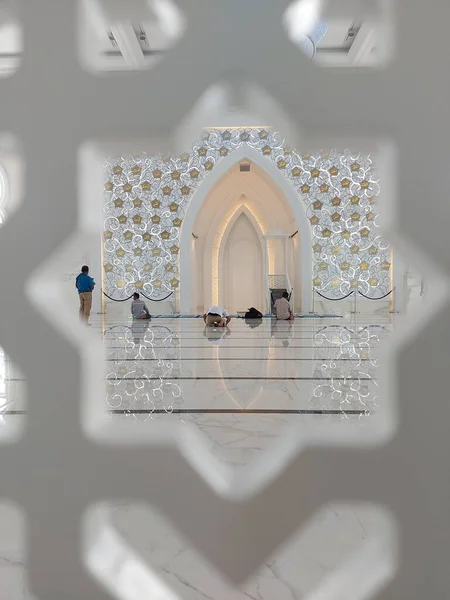 Depok Indonesia August 2022 Atmosphere Mosque Thohir Framing Photography Concept — Stockfoto